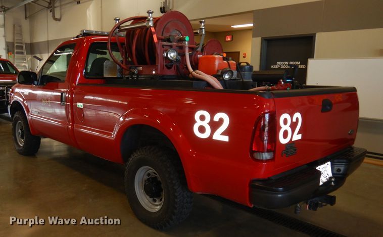 image for item DH8809 2002 Ford F350 Super Duty XL  brush fire truck