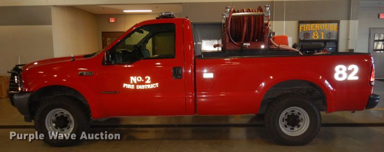 image for item DH8809 2002 Ford F350 Super Duty XL  brush fire truck