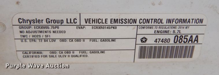 image for item DK3464 2014 Dodge Charger Police