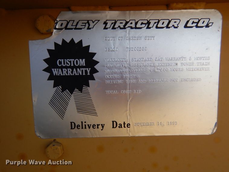 image for item DK7247 1993 Caterpillar PS-130  pneumatic roller