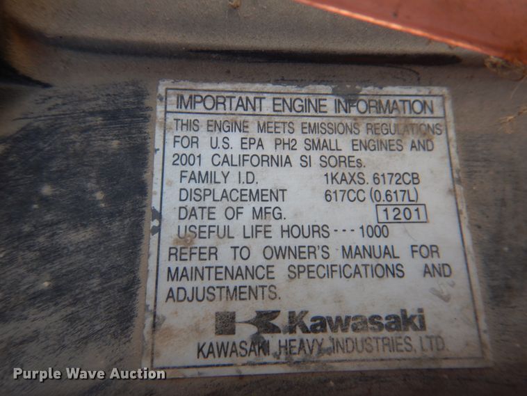 image for item DN2618 2002 Kawasaki Mule  utility vehicle