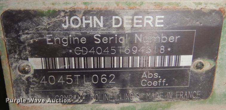 image for item DN2642 2002 John Deere 6405  tractor