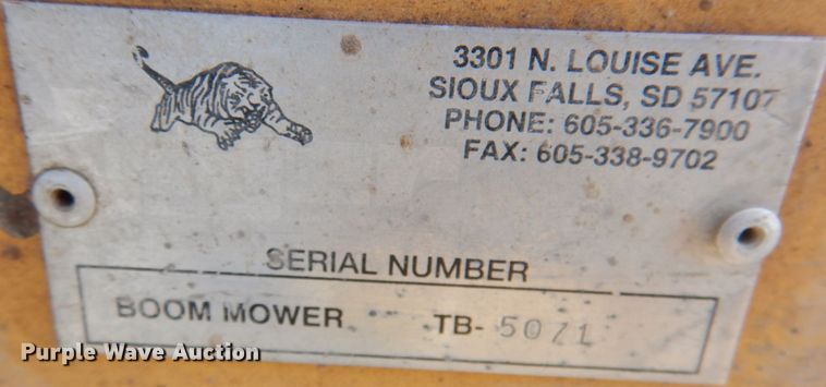 image for item DN2643 Tiger  side boom rotary mower