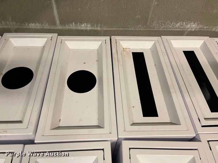 image for item IJ9576 (12) metal trash cans