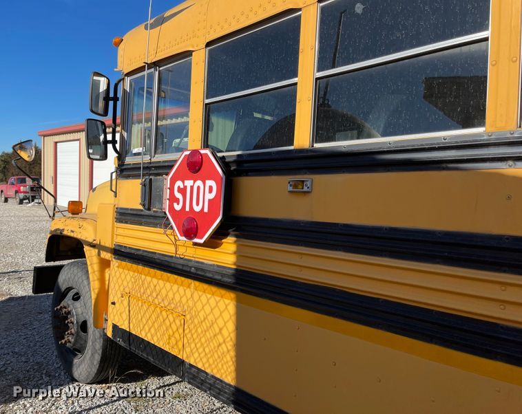 image for item IJ9579 1998 Chevrolet Blue Bird  school bus