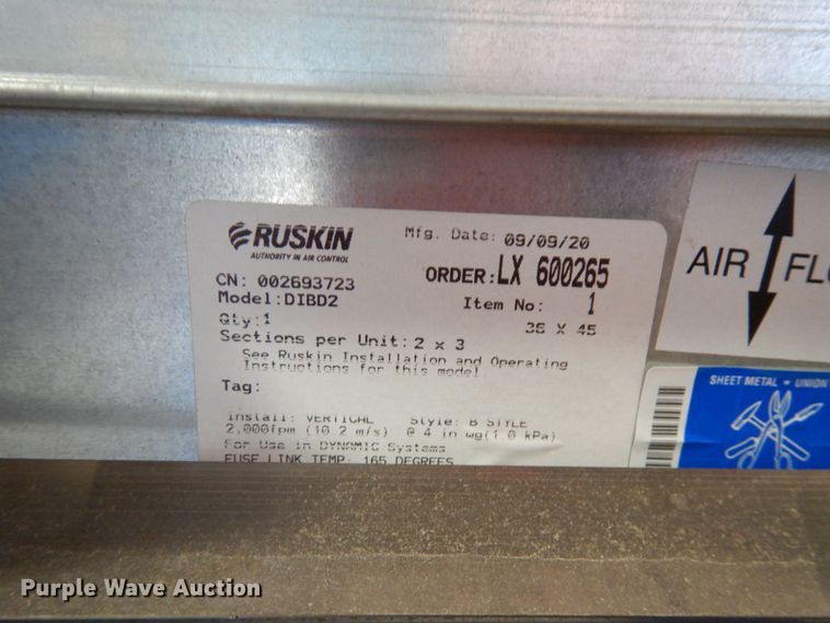 image for item IO9653 Ruskin  fire vents