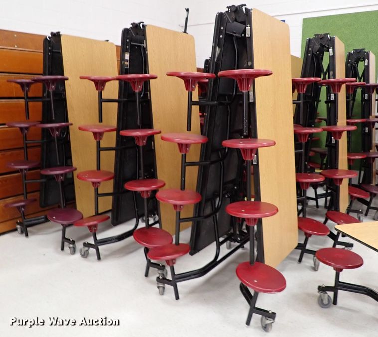 image for item IS9363 Approximately 12 folding lunch tables