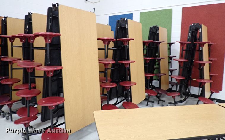 image for item IS9363 Approximately 12 folding lunch tables