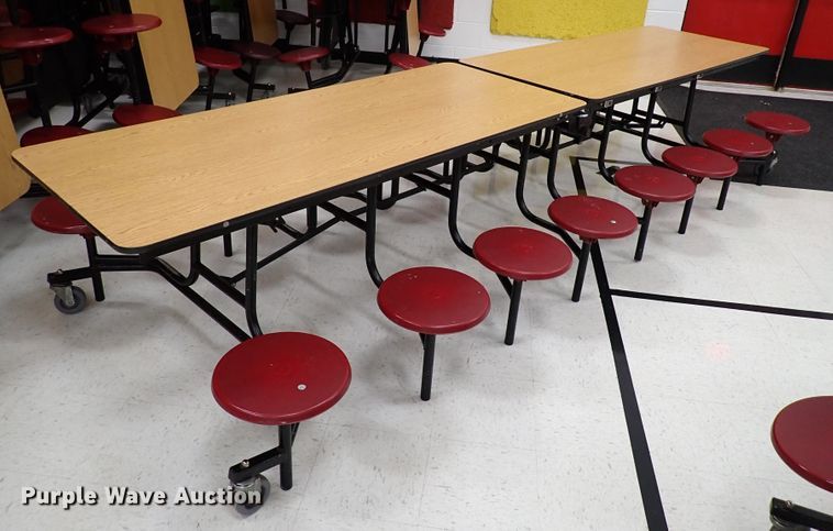 image for item IS9363 Approximately 12 folding lunch tables