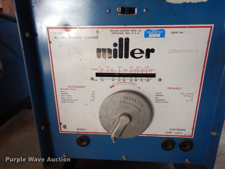 image for item IV9960 (3) Miller welders