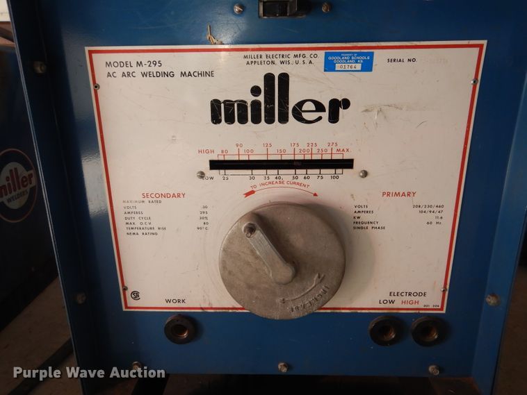 image for item IV9960 (3) Miller welders