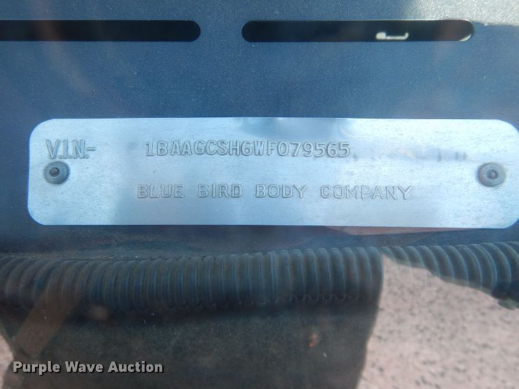 image for item IV9961 1998 Blue Bird TC2000  school bus