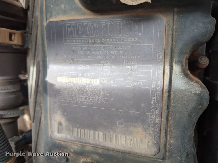 image for item IY9051 2008 International WorkStar 7300  dump truck