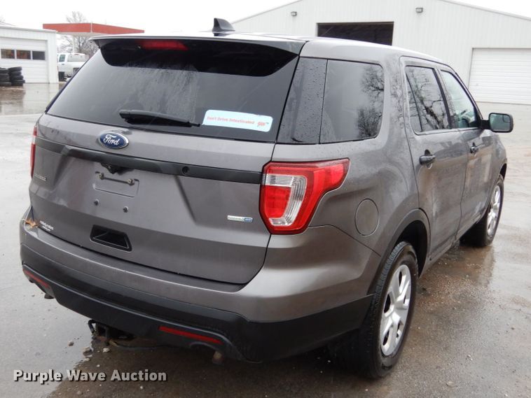 image for item JI9249 2016 Ford Explorer Police Interceptor  SUV
