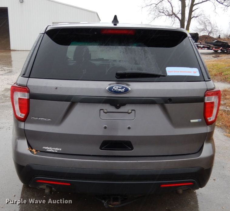 image for item JI9249 2016 Ford Explorer Police Interceptor  SUV