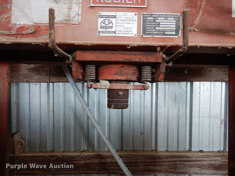 image for item JI9254 Nugier H60-7  press