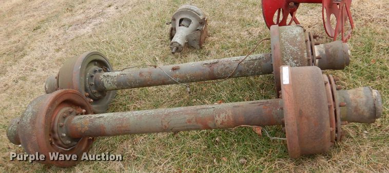 image for item JJ9728 (2) trailer axles