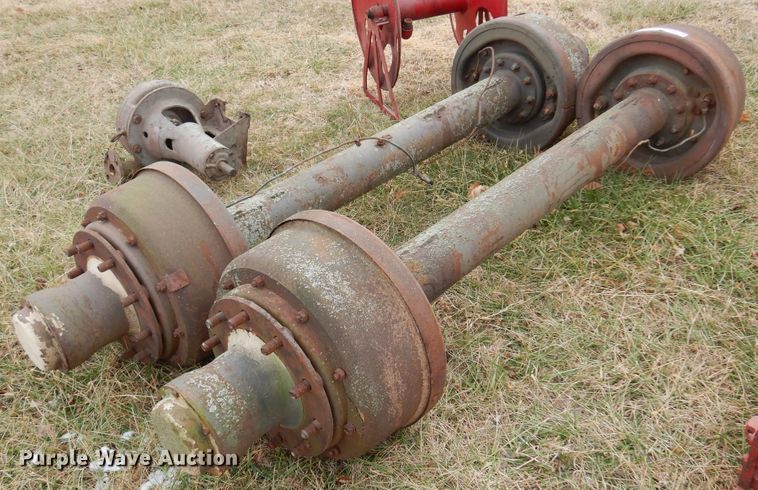 image for item JJ9728 (2) trailer axles