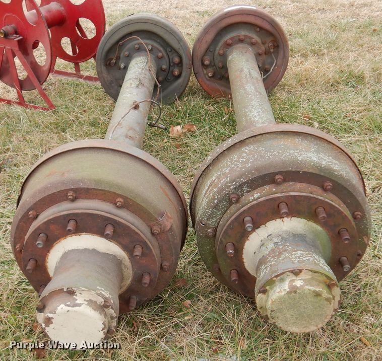 image for item JJ9728 (2) trailer axles