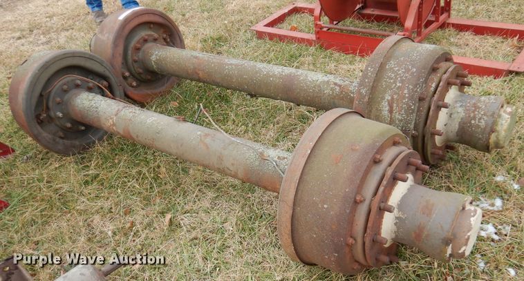 image for item JJ9728 (2) trailer axles