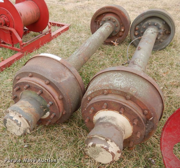 image for item JJ9728 (2) trailer axles