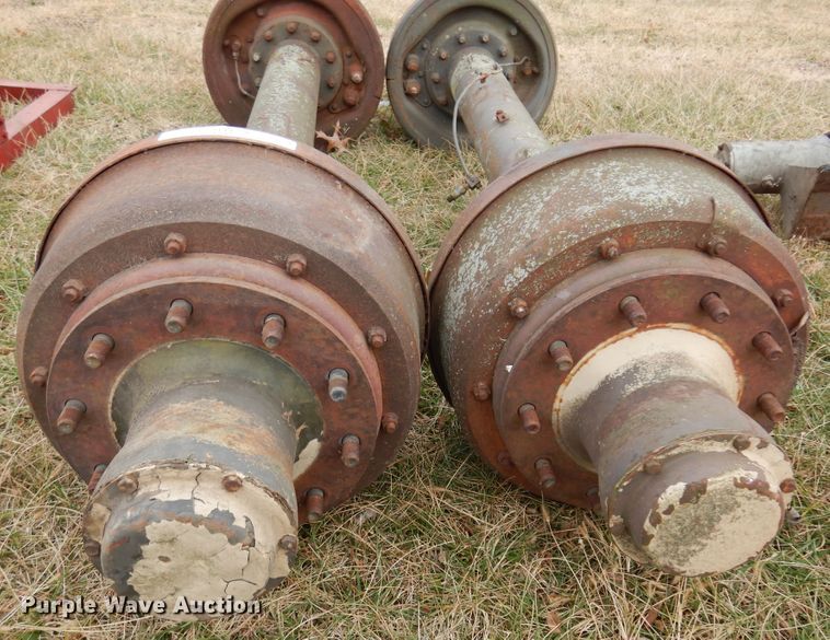 image for item JJ9728 (2) trailer axles