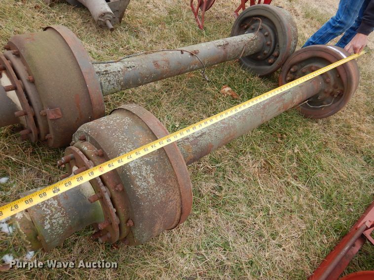 image for item JJ9728 (2) trailer axles