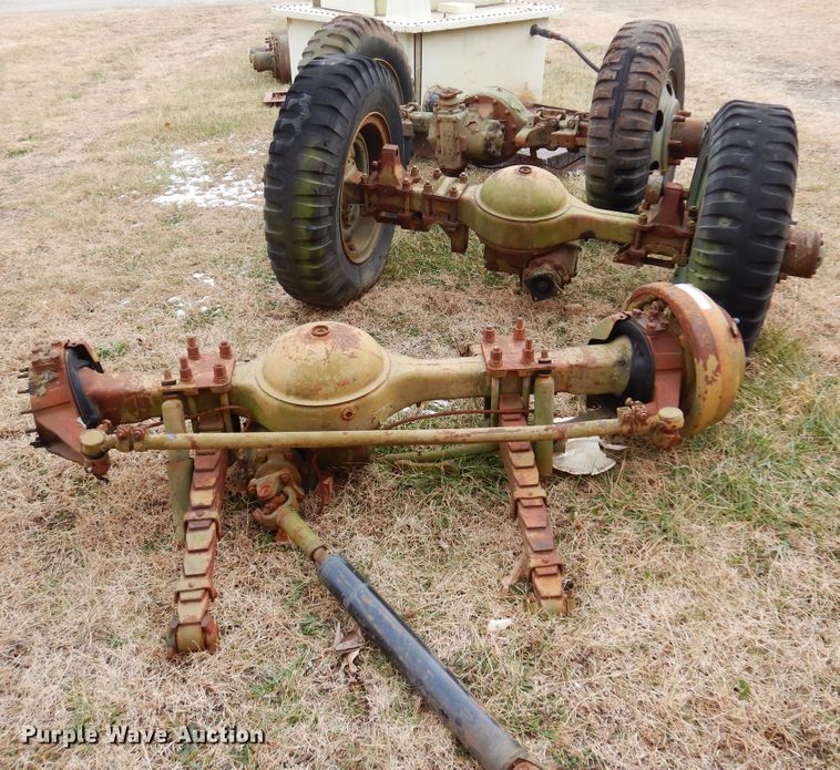 image for item JJ9729 (3) truck axles