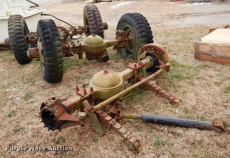 image for item JJ9729 (3) truck axles