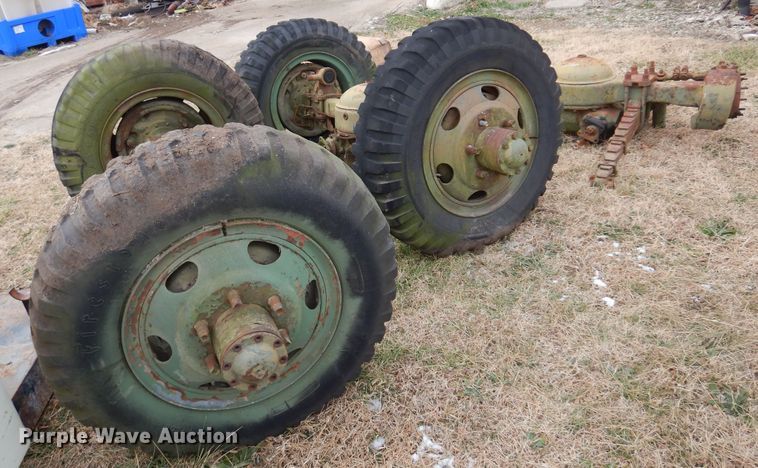 image for item JJ9729 (3) truck axles