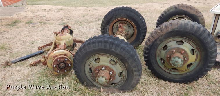 image for item JJ9729 (3) truck axles