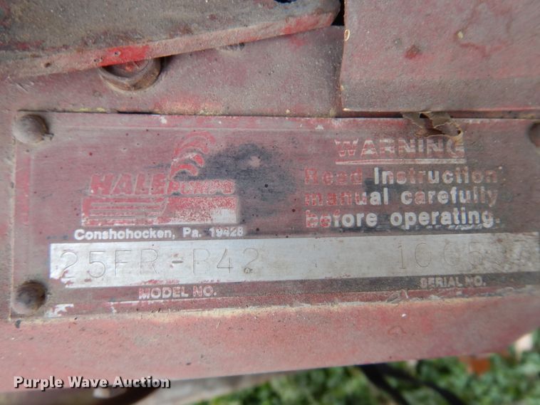 image for item JJ9730 Hale 25FR-B42  water pump