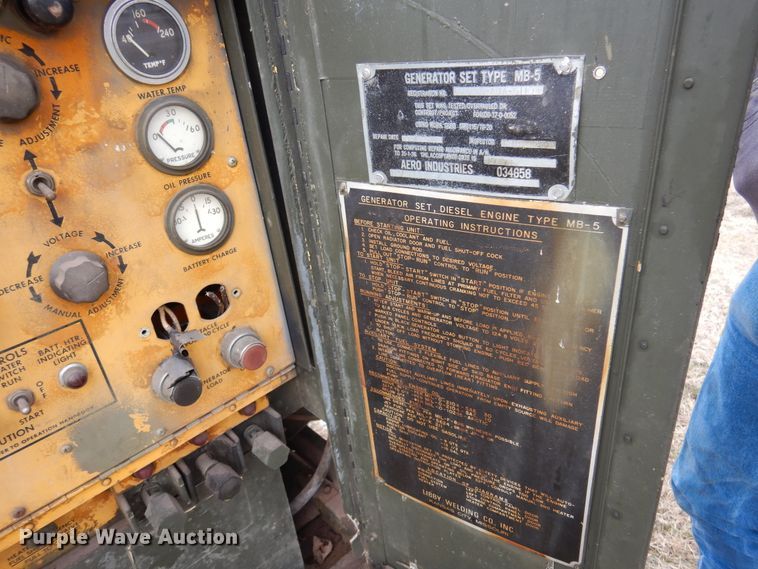 image for item JJ9731 Hollingsworth  generator