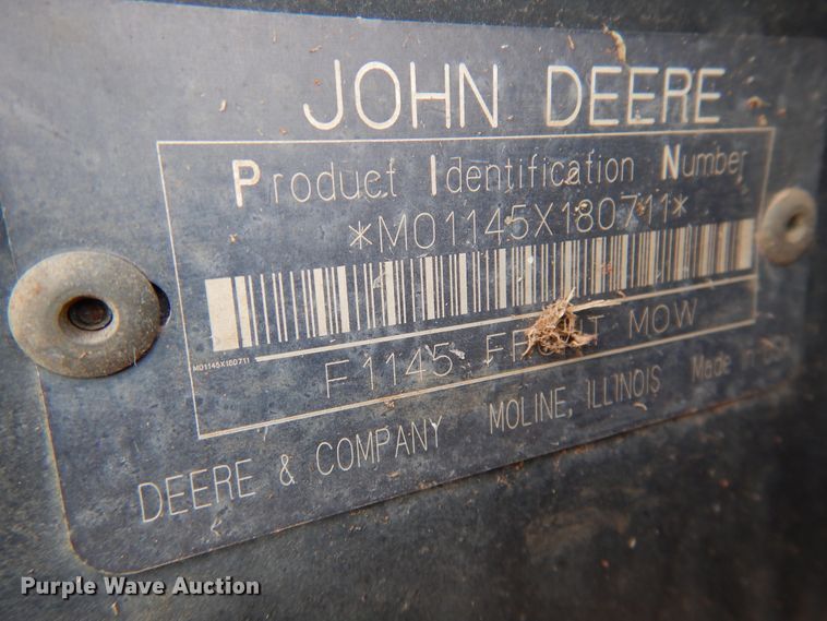 image for item JJ9793 John Deere F1145  lawn mower