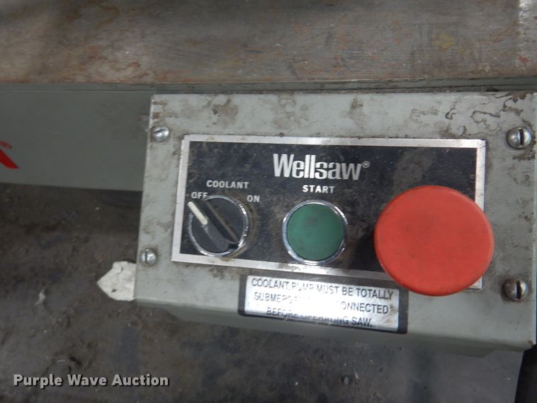 image for item JJ9836 Wellsaw 613  metal bandsaw