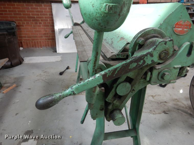 image for item JJ9839 Chicago  sheet metal brake