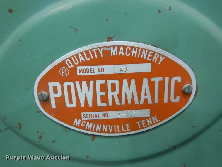 image for item JJ9841 Powermatic 143  bandsaw