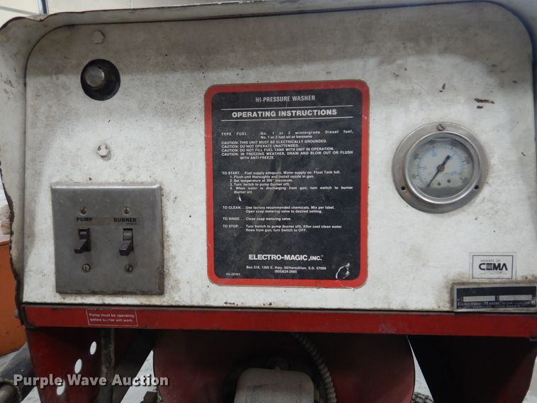 image for item JJ9844 Electro-Magic Grime Fighter 700-3  pressure washer