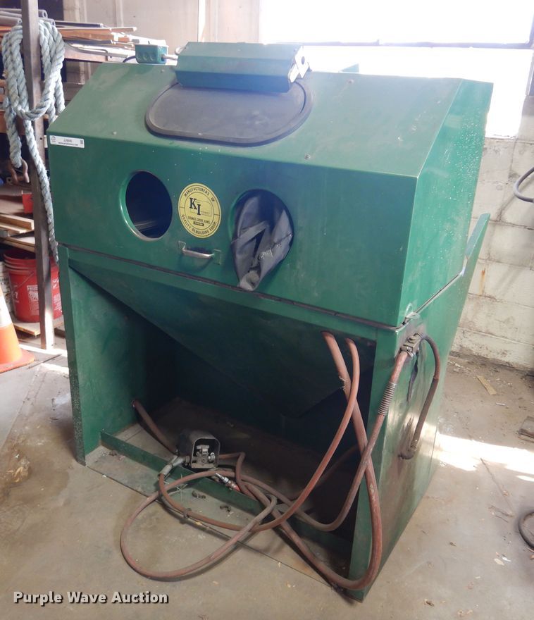 image for item JJ9846 Kansas Instruments 248 media blast cabinet