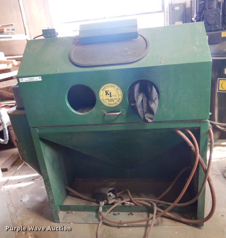 image for item JJ9846 Kansas Instruments 248 media blast cabinet