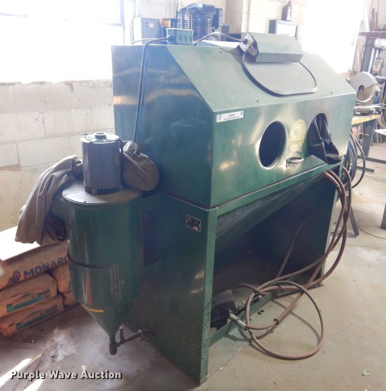 image for item JJ9846 Kansas Instruments 248 media blast cabinet