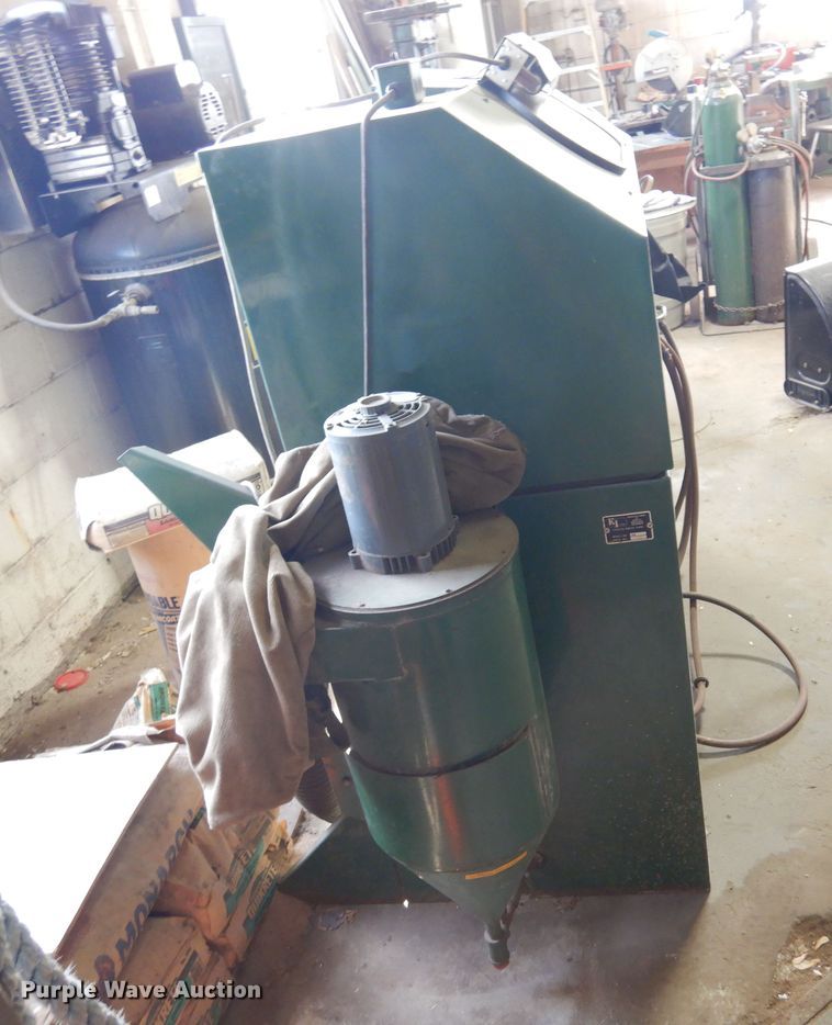 image for item JJ9846 Kansas Instruments 248 media blast cabinet