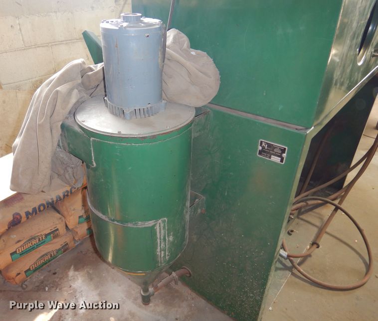 image for item JJ9846 Kansas Instruments 248 media blast cabinet