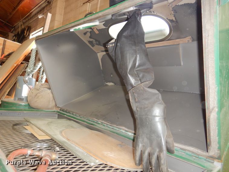 image for item JJ9846 Kansas Instruments 248 media blast cabinet