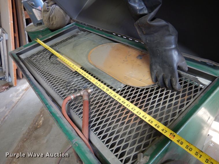 image for item JJ9846 Kansas Instruments 248 media blast cabinet