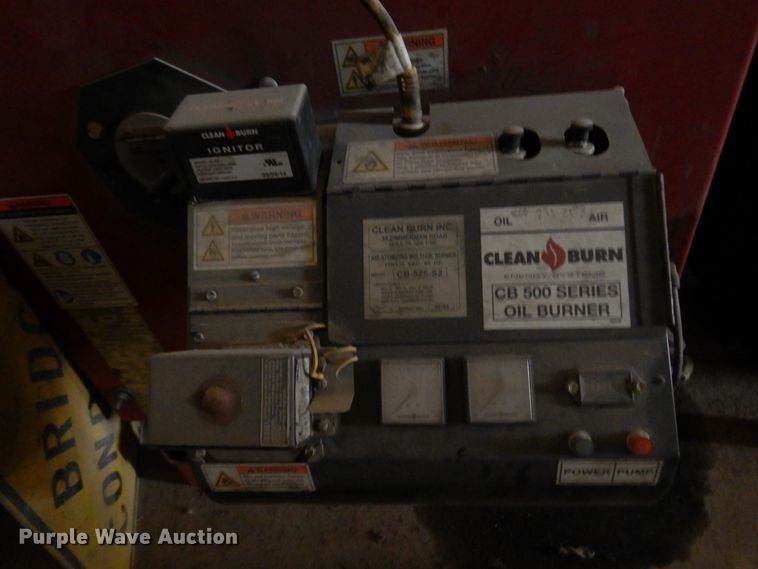 image for item JJ9854 Clean Burn CB-3500  waste oil heater