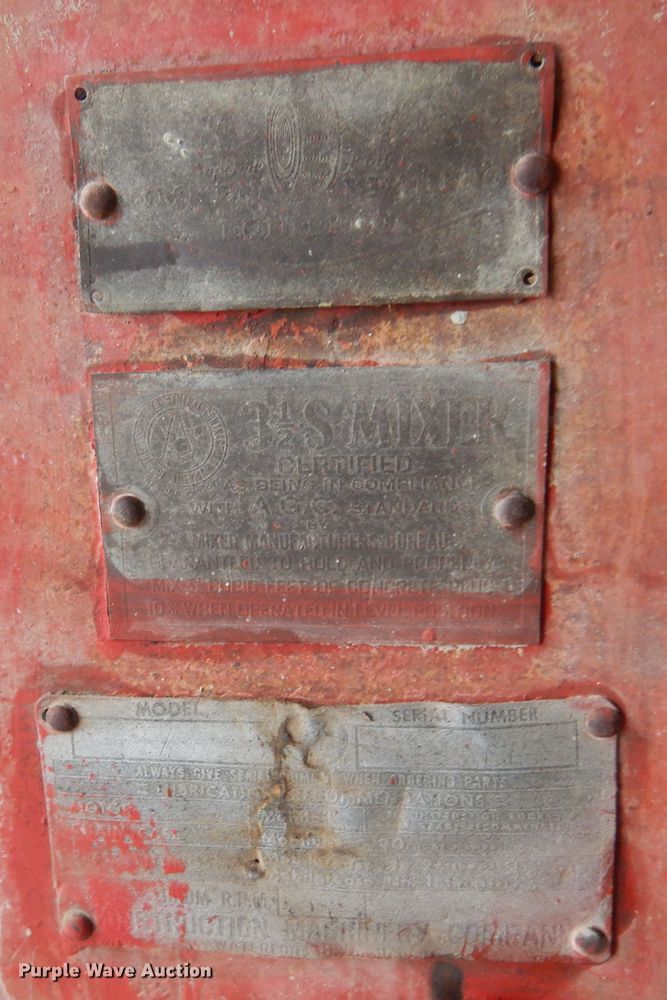 image for item JJ9856 Concrete mixer