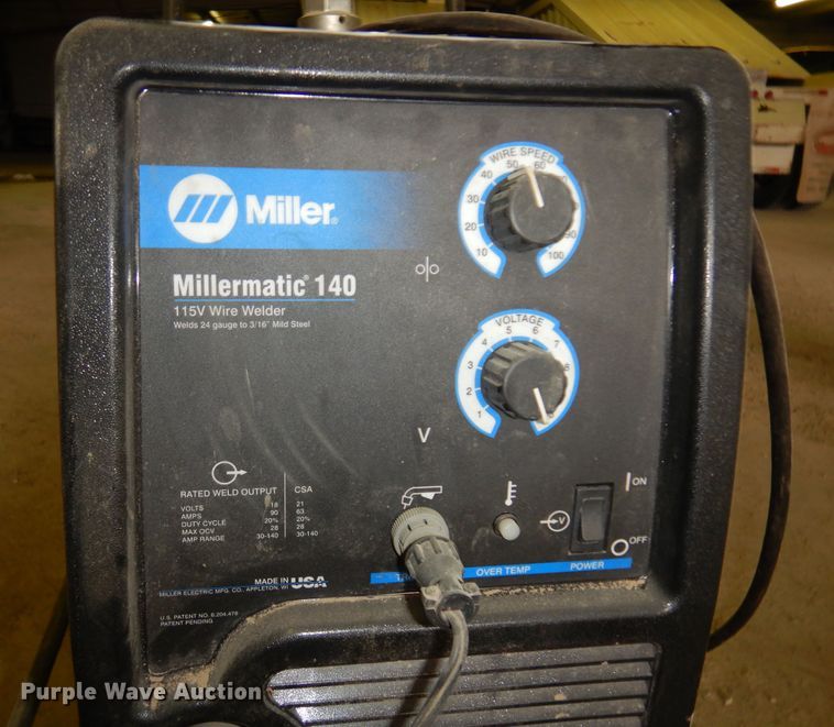 image for item JJ9858 Miller Millermatic 140  welder