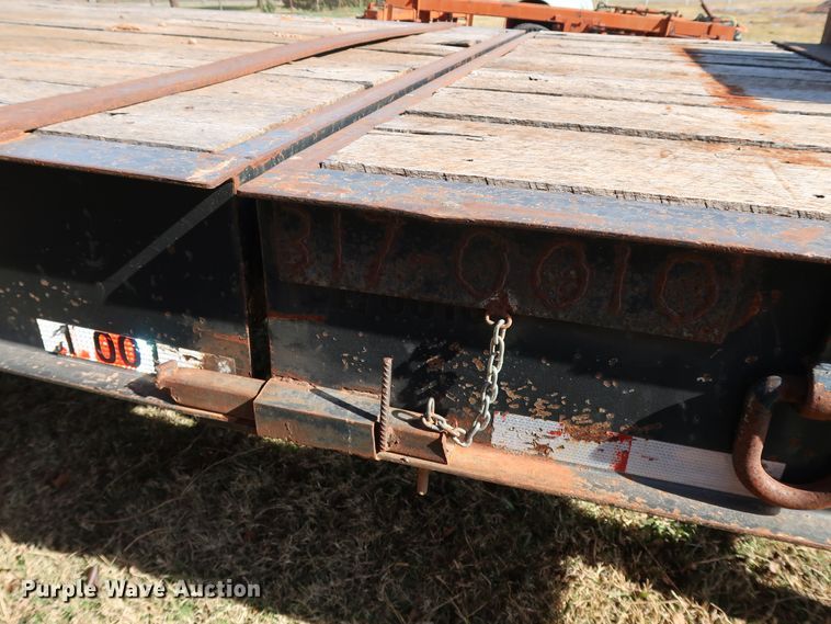 image for item JP9316 2007 Overbilt  tilt deck equipment trailer
