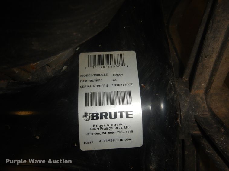 image for item KJ9463 Brute 020338  pressure washer